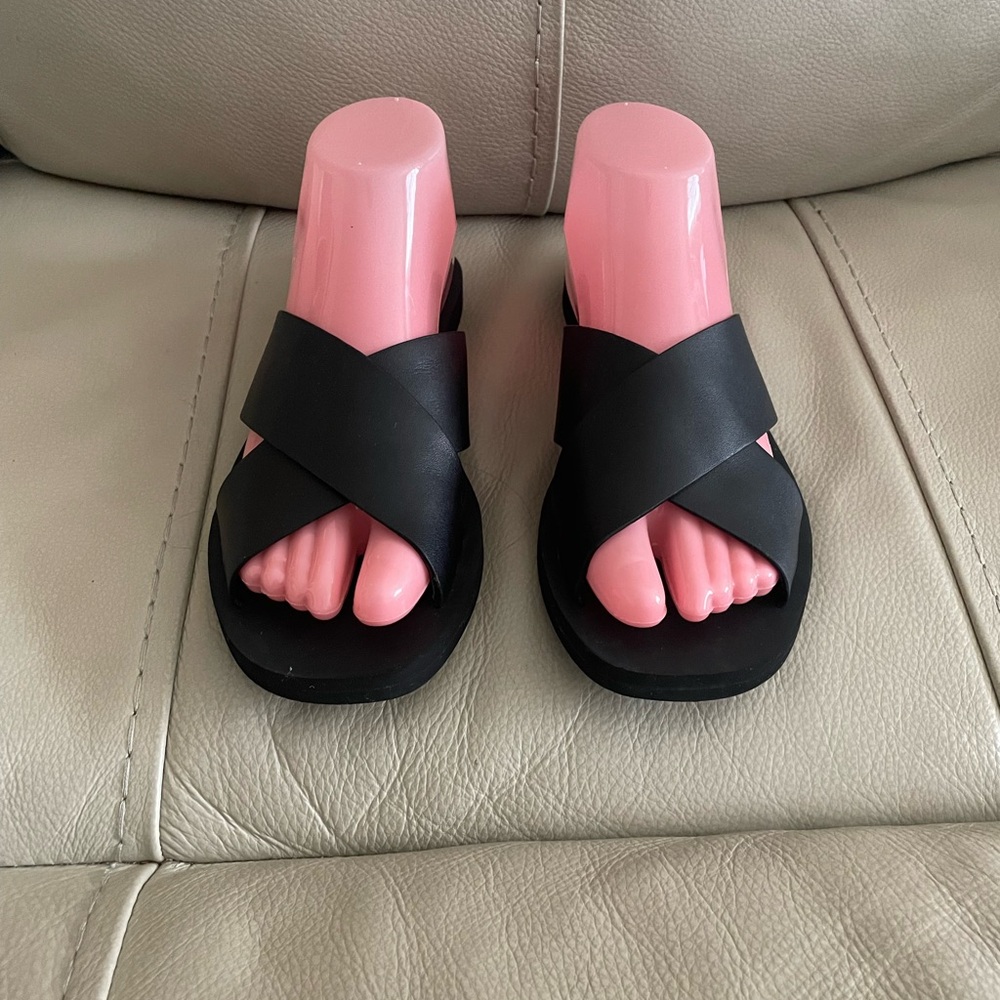 Michael Kors Black Sandals Elegant Design